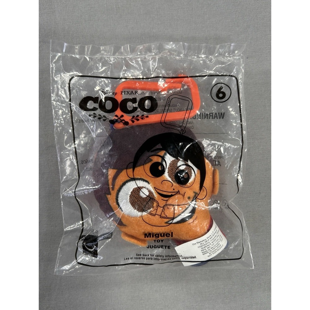 Coco Miguel Plush Keychain McDonalds 2020 Happy Meal Toy Disney Pixar